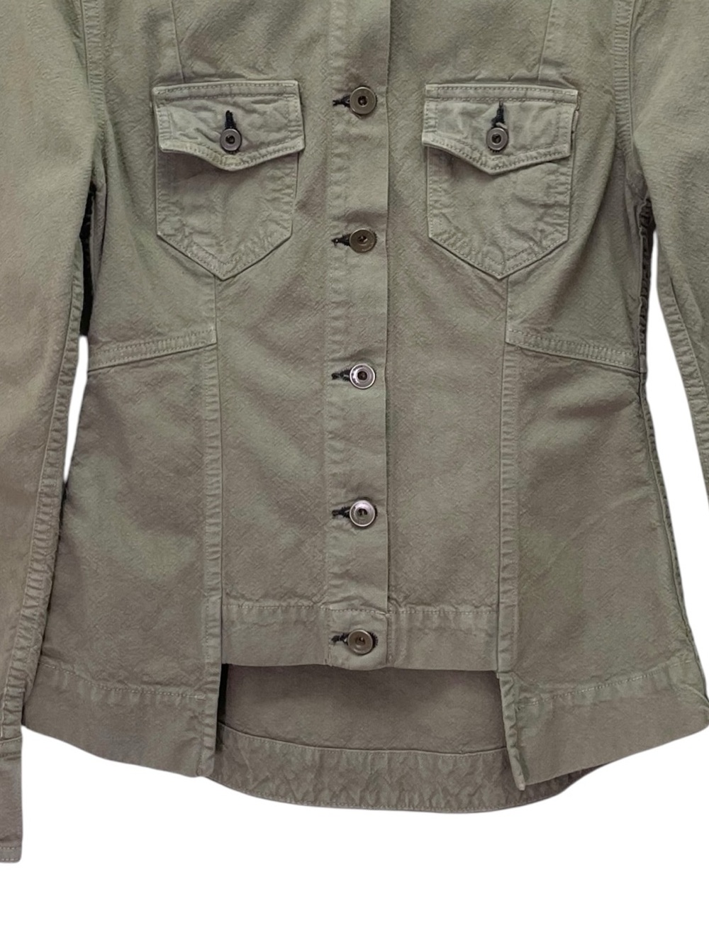 Rag & Bone Chamberlain Jacket Size XS Army Olive Green Cotton Military Utility - Picture 6 of 15